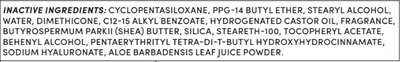 Inactive Ingredients (Mid Oud Inactive)